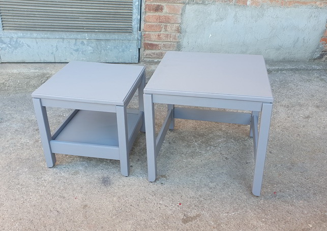 conjunto mesa baja auxiliar 42x41.5x41.5 +49.5x50x50 + 48.5x100x75 1u+1u+1u